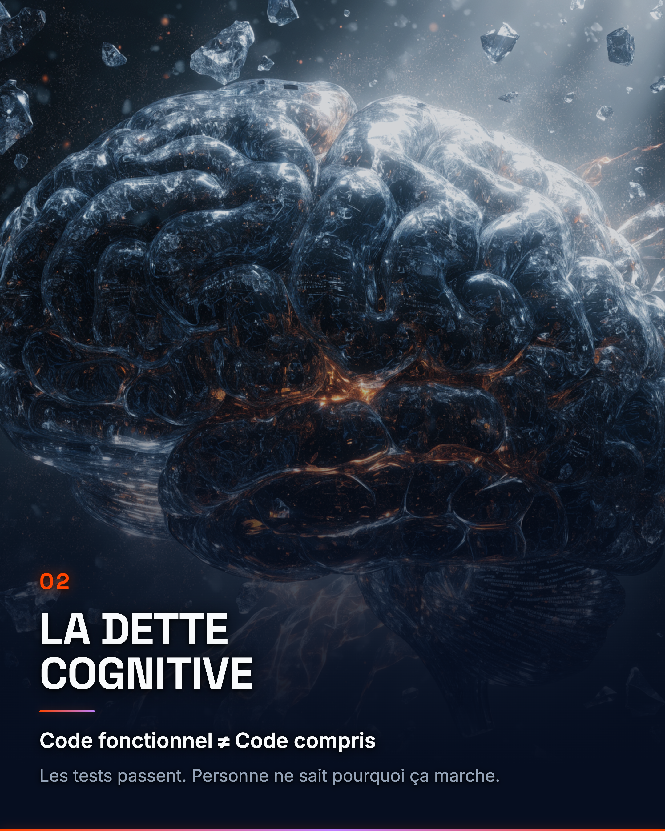 Slide 2 — Code fonctionnel vs Code compris