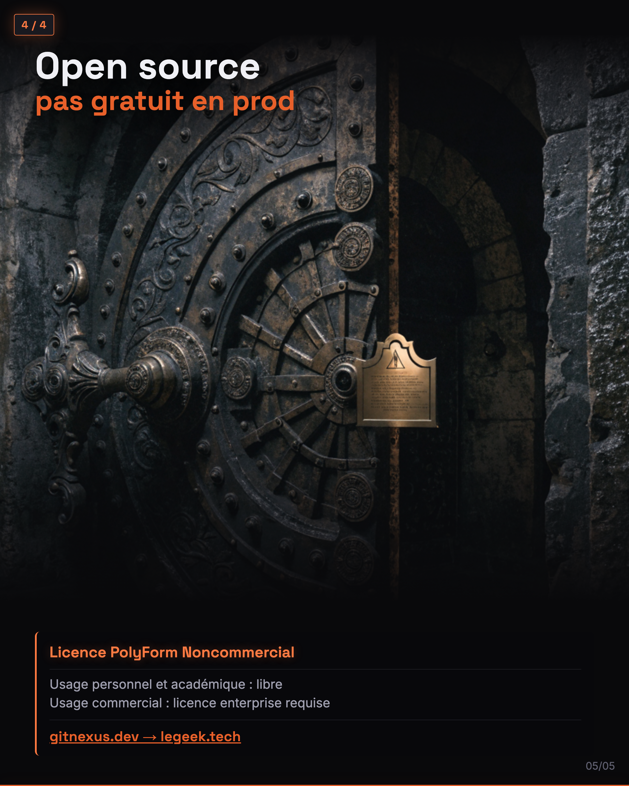 Alerte licence PolyForm Noncommercial : open source pas gratuit en prod